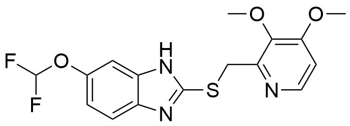 6-(difluoromethoxy)-2-(((3,4-dimethoxypyridin-2-yl)methyl)thio)-1H-benzo[d]imidazole